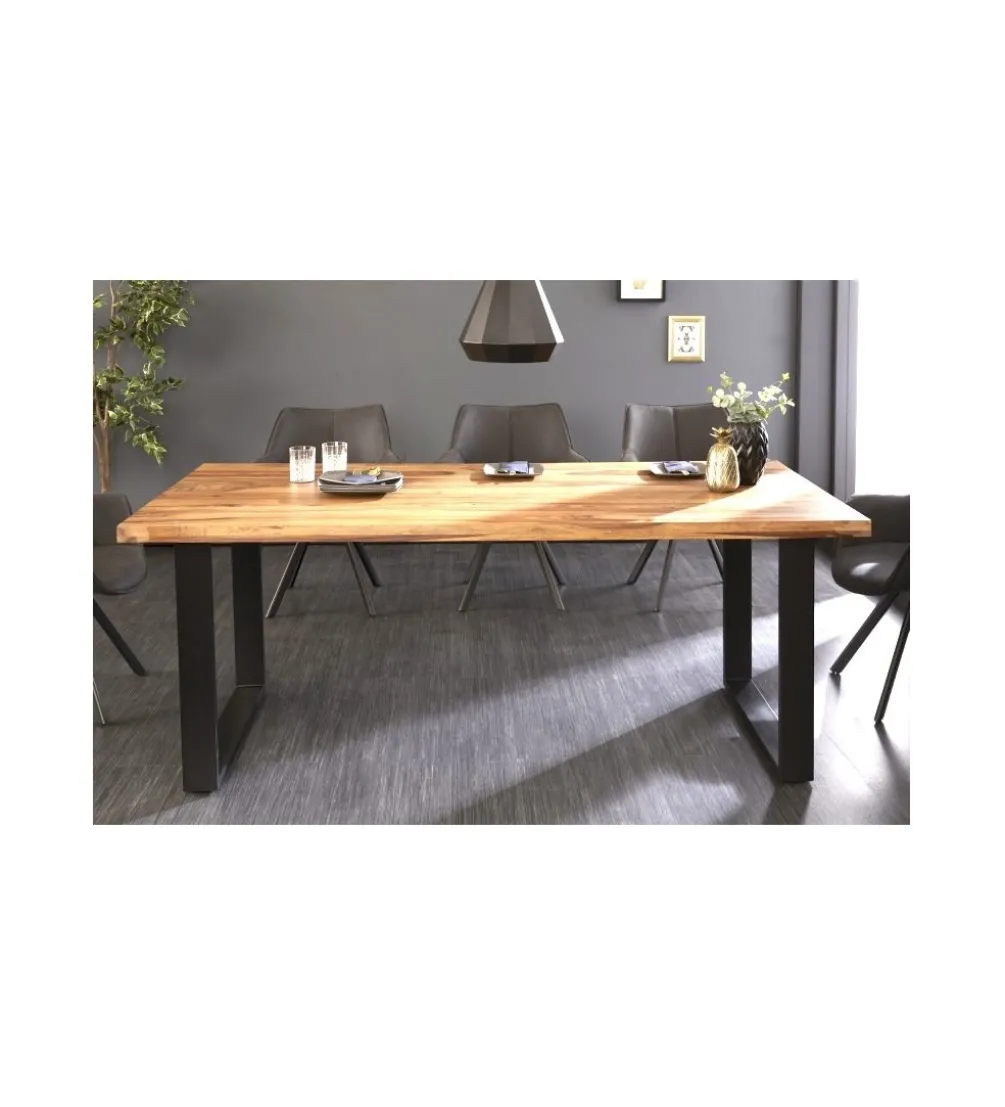 Stół Factory Iron Craft 200 cm drewno sheesham