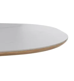 Stół FORYK 180 cm naturalny blat ceramika