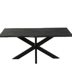 Stół GERARD 200 cm Drewno Mango Czarny