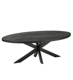 Stół GERARD 210 cm drewno mango czarny