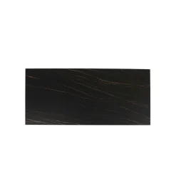 Stół GLORIA 180 x 90 cm ceramiczny blat czarny
