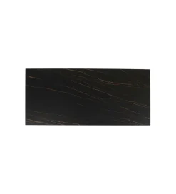 Stół GLOYRIA 200 cm ceramika w optyce czarnego marmuru