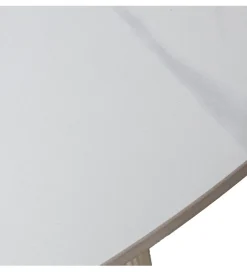 Stół HERE 120 cm ceramiczny blat biały
