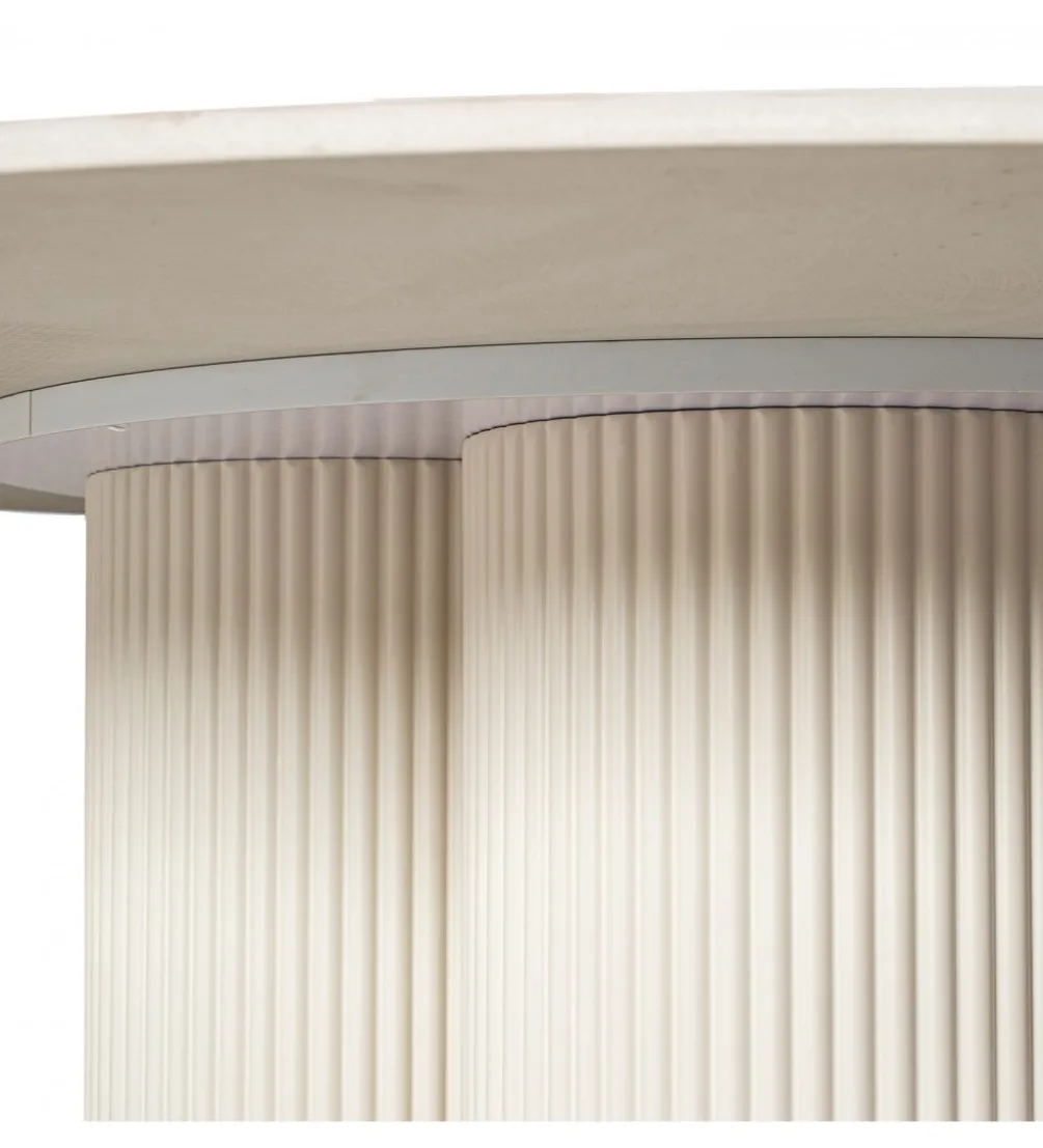 Stół HERE 120 cm ceramiczny blat biały