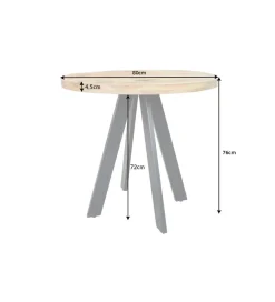 Stół Iron Craft 80 cm drewno Mango