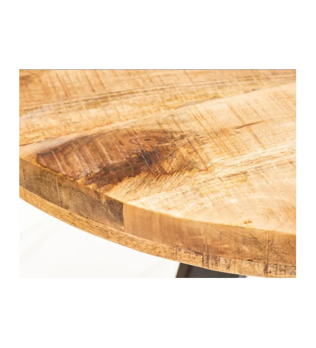 Stół Iron Craft 80 cm drewno Mango