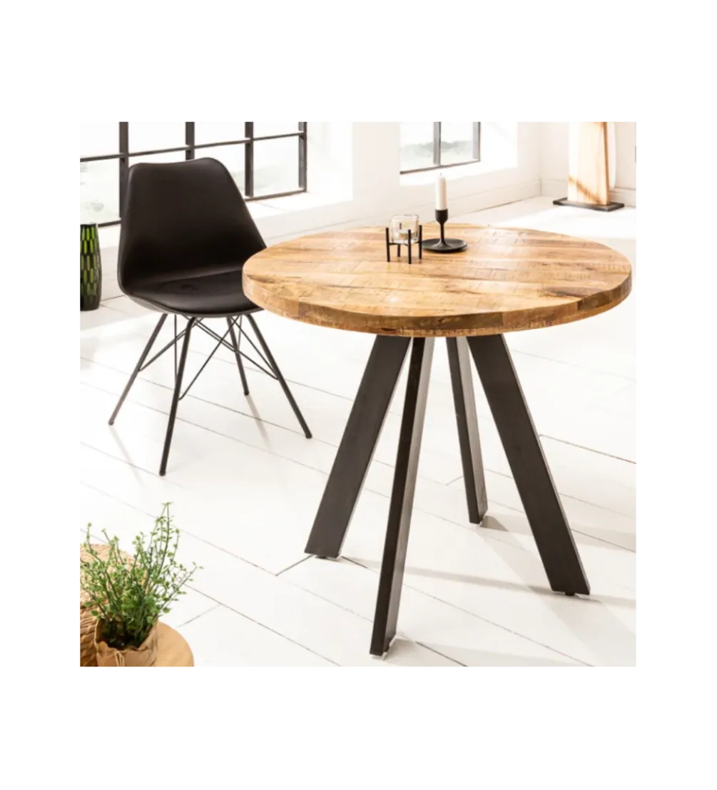 Stół Iron Craft 80 cm drewno Mango