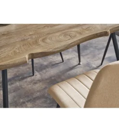 Stół LARSON 120 cm w kolorze dąb naturalny