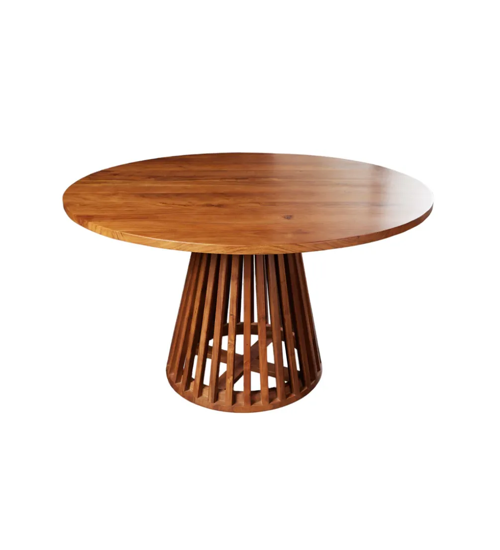 Stół MAISON JADE 120 cm okrągły drewno akacja