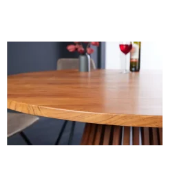 Stół MAISON JADE 140 cm okrągły drewno akacja