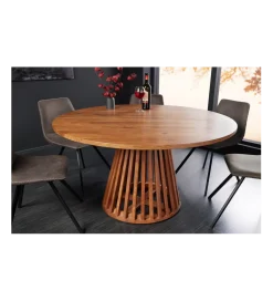 Stół MAISON JADE 140 cm okrągły drewno akacja