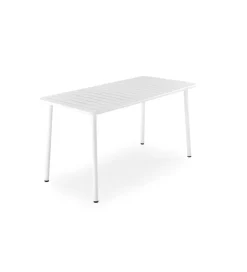 Stół ogrodowy BOSCO 140 cm biały