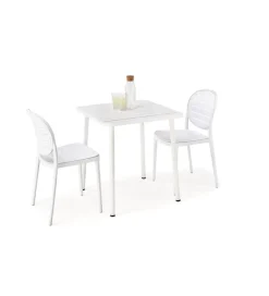 Stół ogrodowy BOSCO 70 cm biały
