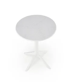 Stół ogrodowy CALVO 72 cm biały
