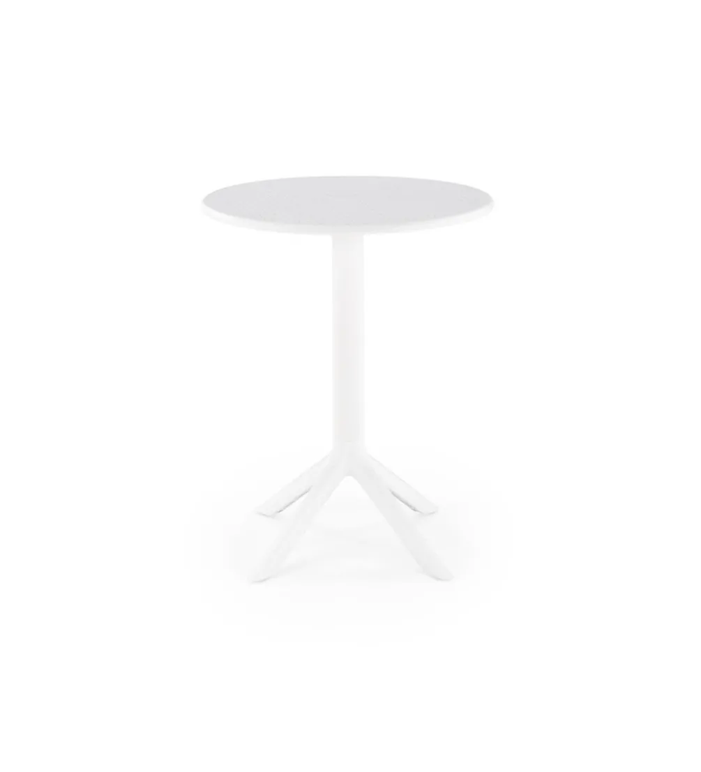 Stół ogrodowy CALVO 72 cm biały