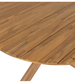 Stół ogrodowy KIRO 135 cm drewno akacja