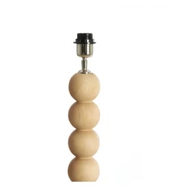 Stojak do lampki nocnej VEGLIO 40 cm drewno mango naturalny