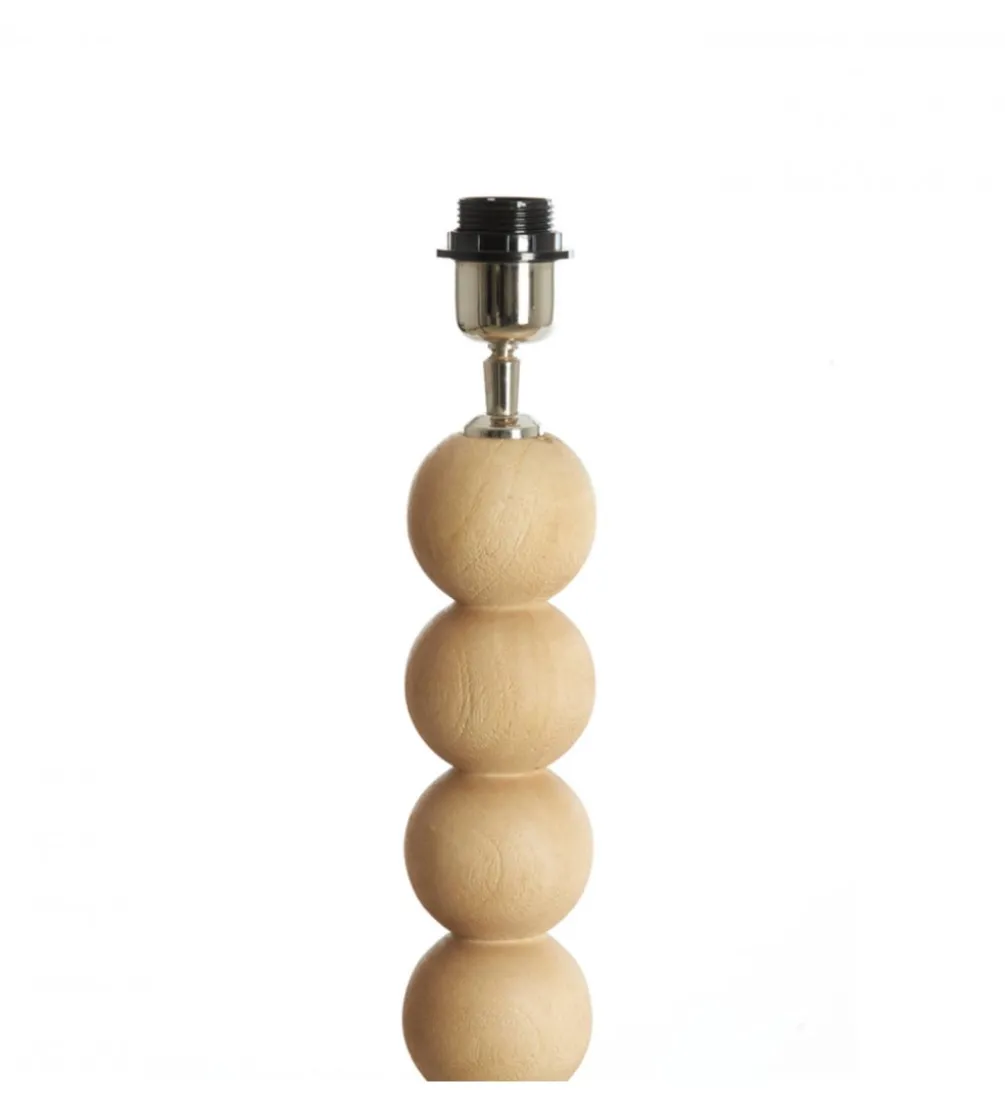 Stojak do lampki nocnej VEGLIO 40 cm drewno mango naturalny