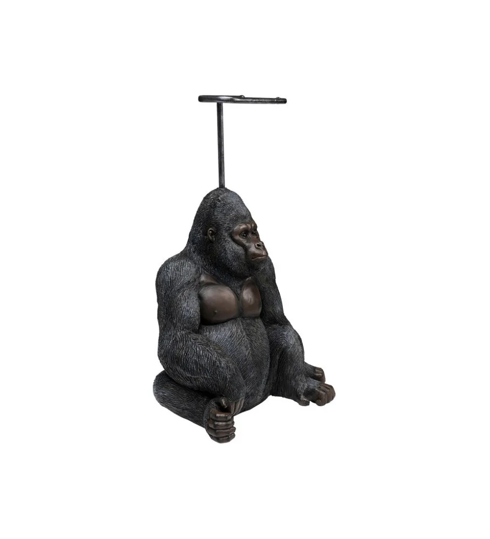 Stojak na papier toaletowy GORYL 51 cm czarny