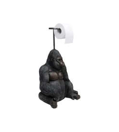 Stojak na papier toaletowy GORYL 51 cm czarny