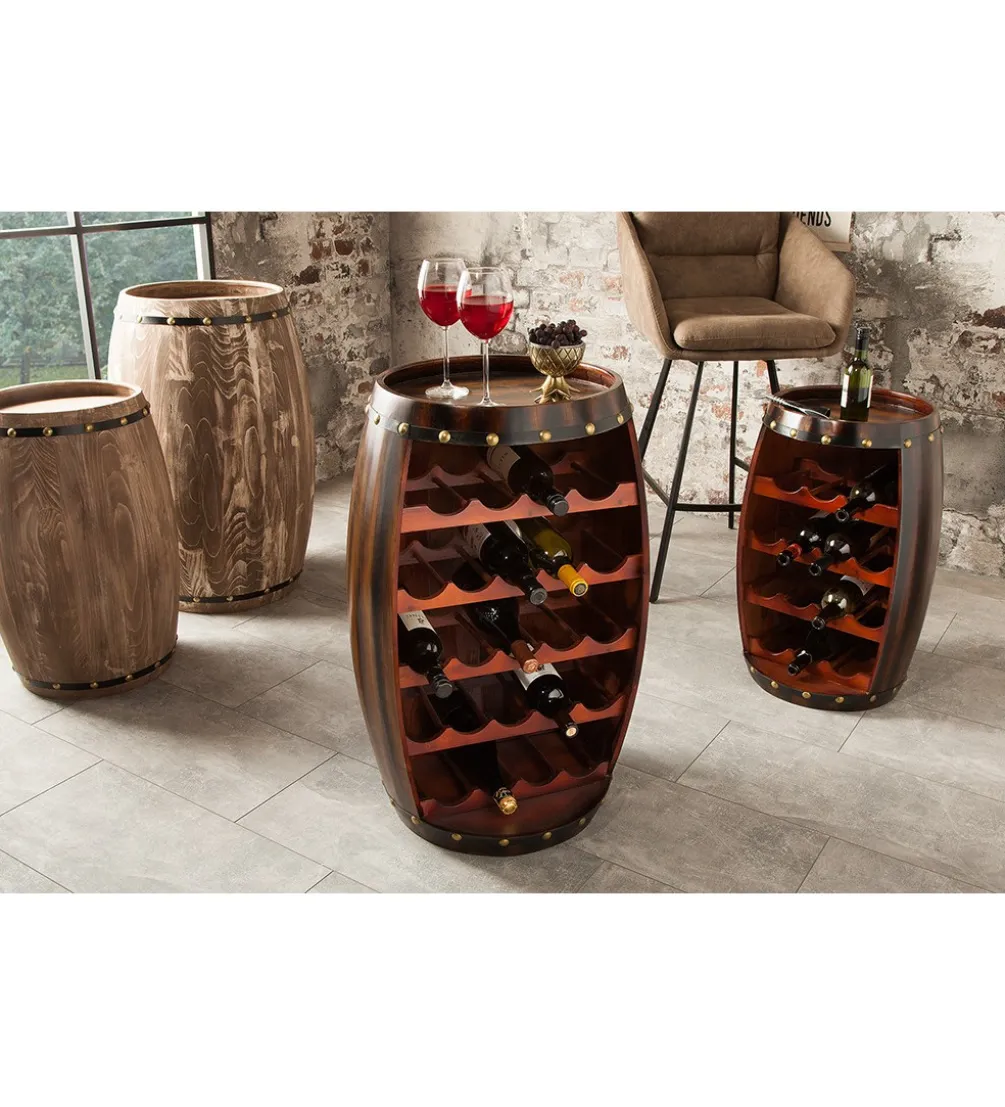 Stojak na wino Chateau 80 cm drewno jodła