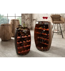 Stojak na wino Chateau 80 cm drewno jodła