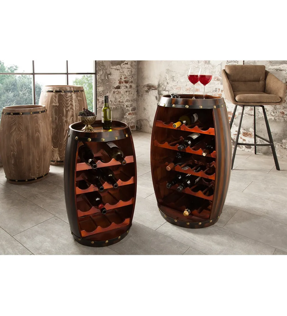 Stojak na wino Chateau 80 cm drewno jodła