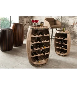 Stojak na wino Chateau 80 cm drewno jodła