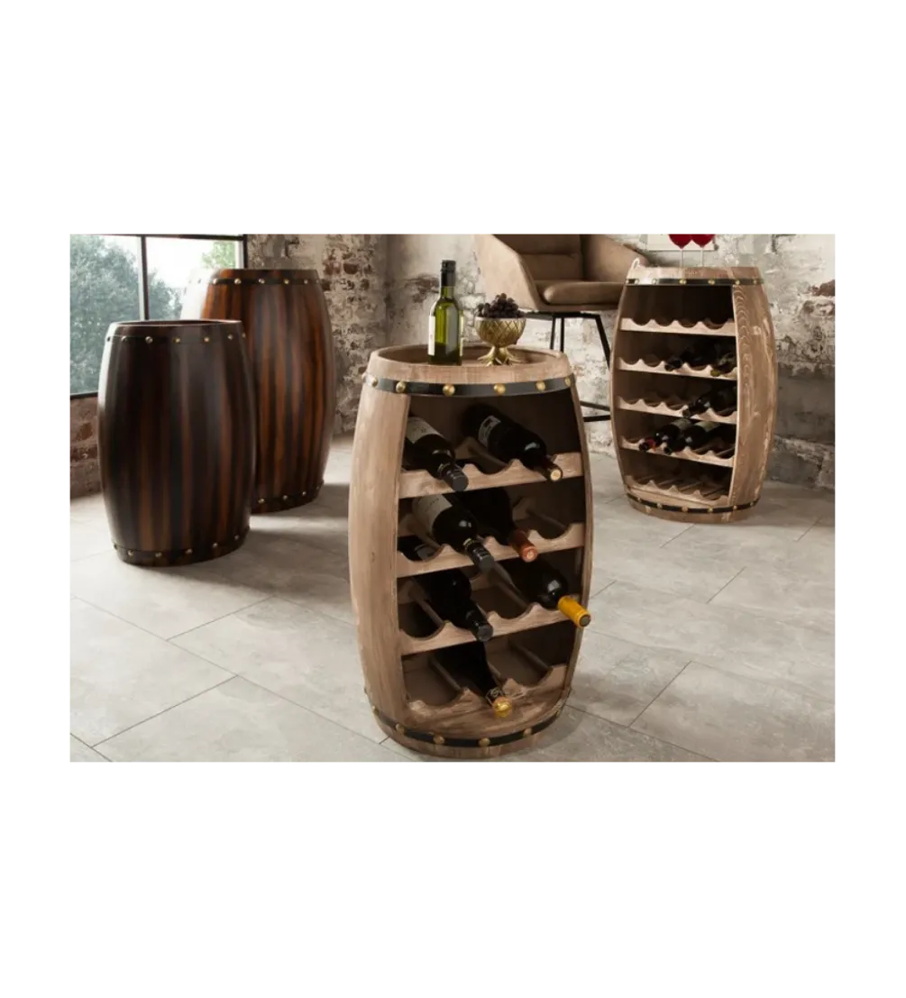 Stojak na wino Chateau 60 cm drewno jodła