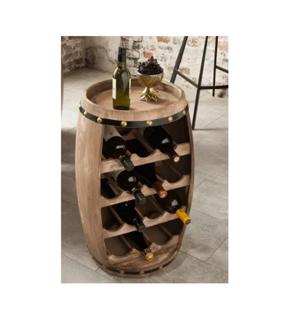 Stojak na wino Chateau 60 cm drewno jodła