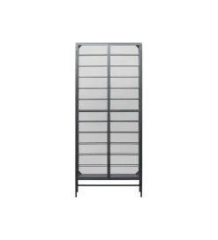 Stojak na wino PORTO 75 x 180 cm czarna