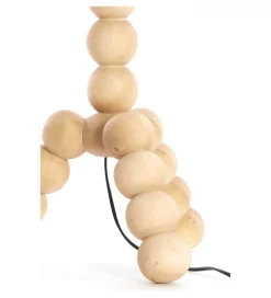 Stojak do lampy VEGLIO 130 cm drewno mango naturalny