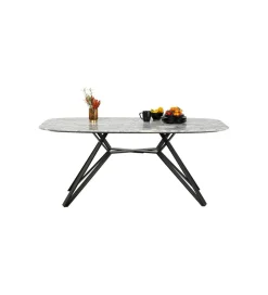 Stół OKINAWA 180 x 90 cm granitowy blat