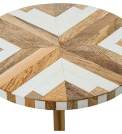 Stolik kawowy POMYK 25 cm drewno