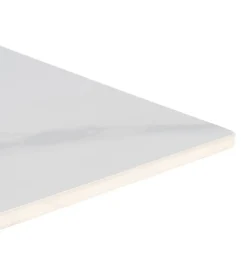 Stolik bistro SINTERED 80 cm efekt marmuru biały