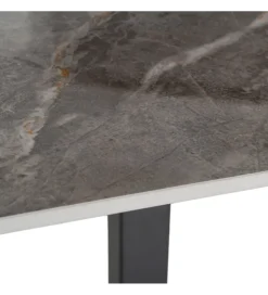 Stolik bistro SINTERED 80 cm efekt marmuru