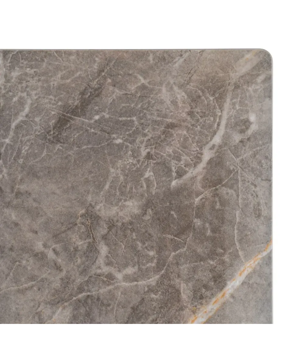 Stolik bistro SINTERED 80 cm efekt marmuru