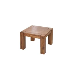 Stolik FINICE Makassar 60 cm drewno Sheesham