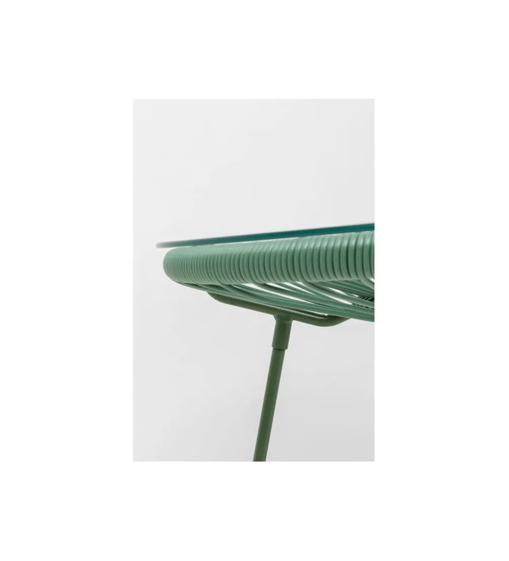 Stolik kawowy ACAPULCO 50 cm mono zielony