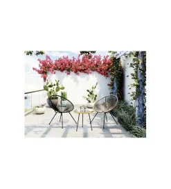 Stolik kawowy ACAPULCO 50 cm naturalny