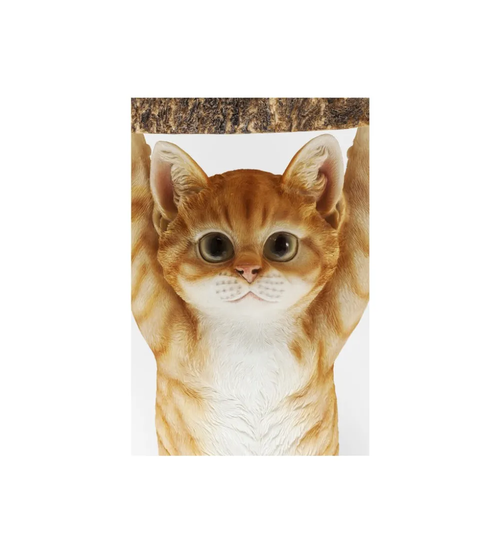 Stolik kawowy ANIMAL MS CAT 33 cm brązowy