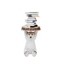 Stolik kawowy ANIMAL POLAR BEAR 37 cm biała