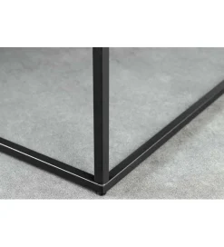 Stolik kawowy ARCHITECTURE 60 cm w optyce czarnego marmuru
