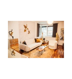 Stolik kawowy ASPEN drewno teak