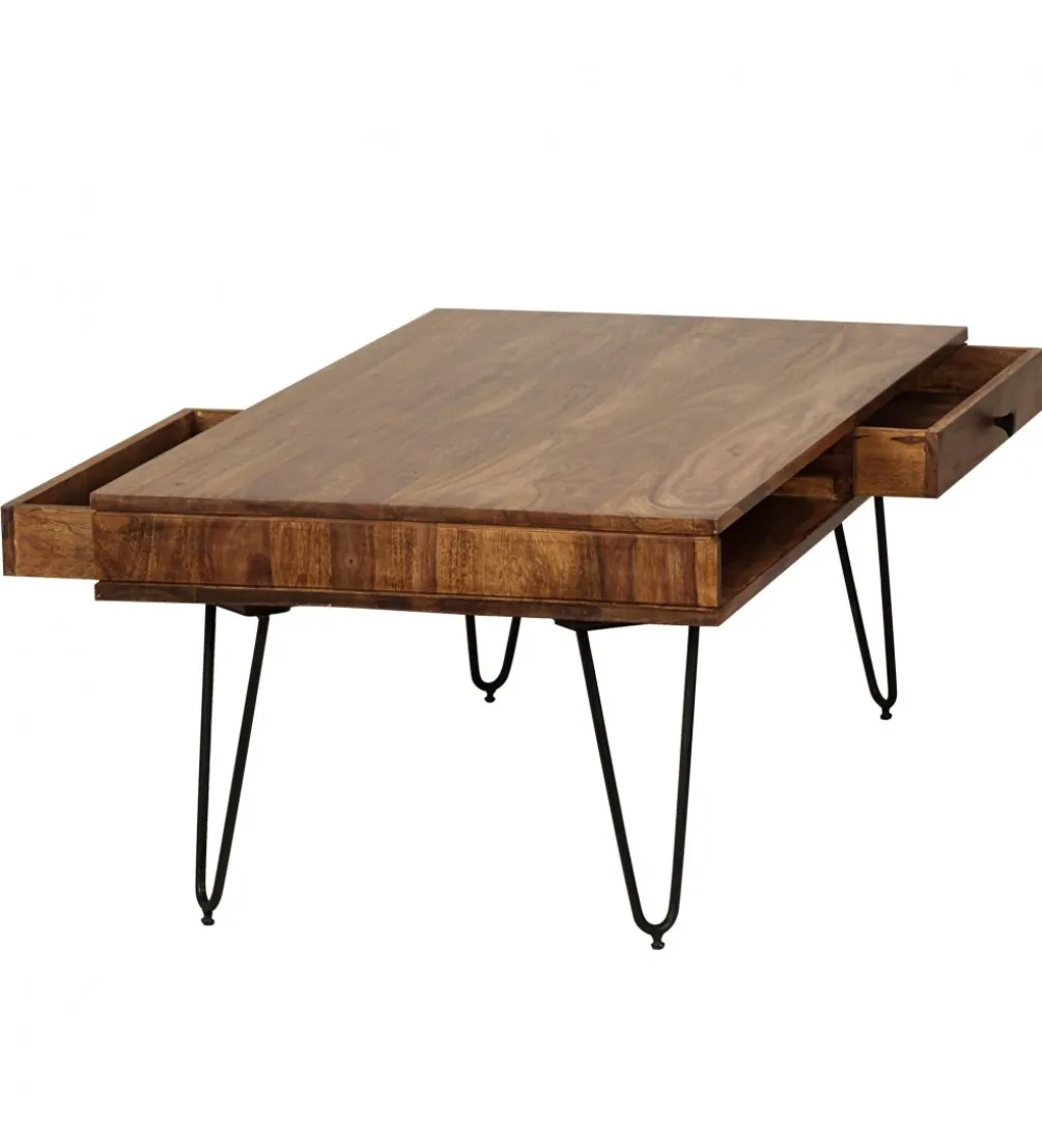 Stolik kawowy BAGLI 110 cm drewno sheesham