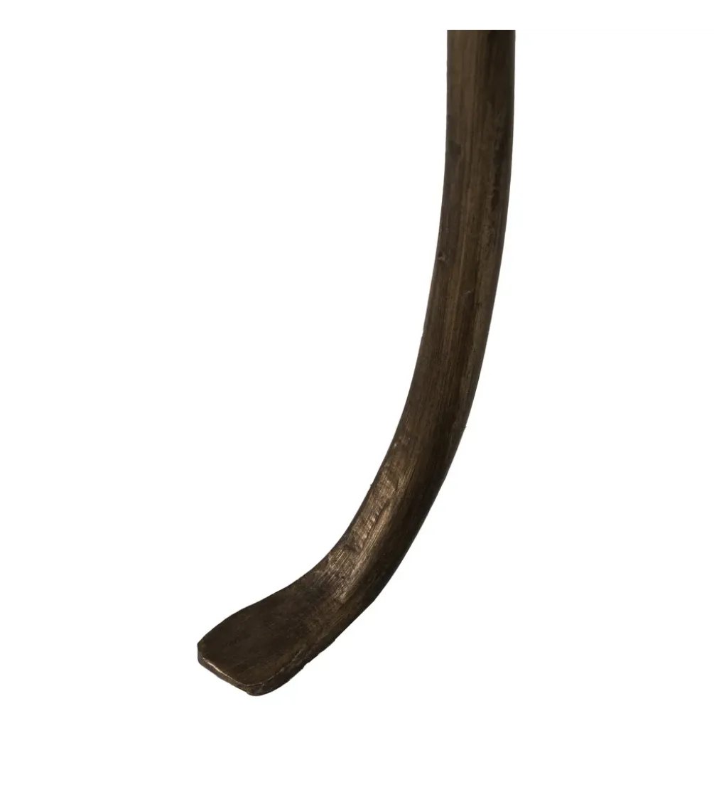 Stolik kawowy boczny AROTONI 71 cm antyczne złoto