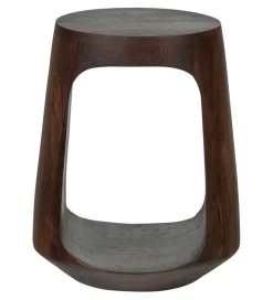 Stolik kawowy boczny BAYO 45 cm drewno mango