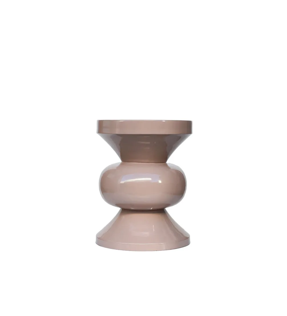 Stolik kawowy boczny BRIX OLE 47 cm vitntage różowy