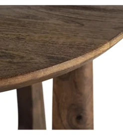 Stolik kawowy boczny CAMETRAN 50 cm drewno mango