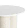 Stolik kawowy boczny CAVRANI 50 cm efekt terrazzo
